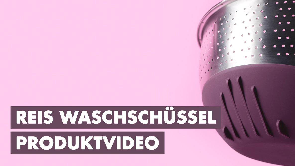Reiswaschschüssel aus Edelstahl (alle Farben)